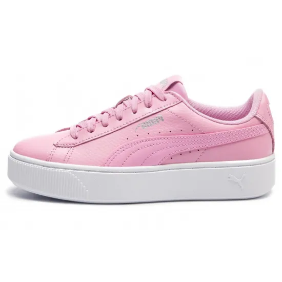 Puma Vikky Skateboarding Shoes Women's Low-top Powder
