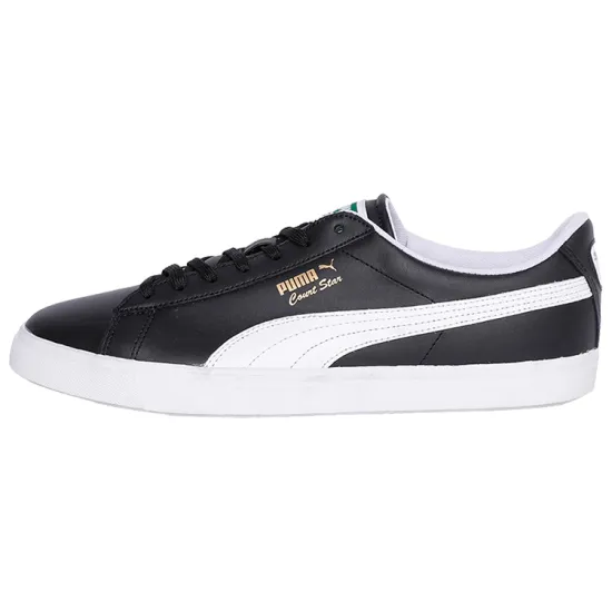 Puma Court Star Skateboarding Shoes Unisex Low-top Black/white