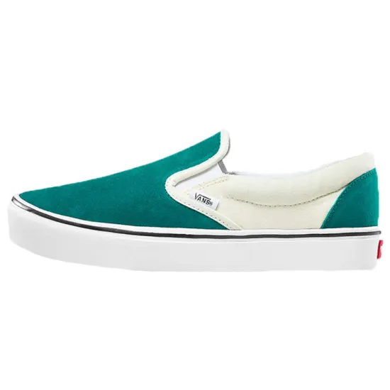 Vans Slip-on Skateboarding Shoes Unisex Low-top Green