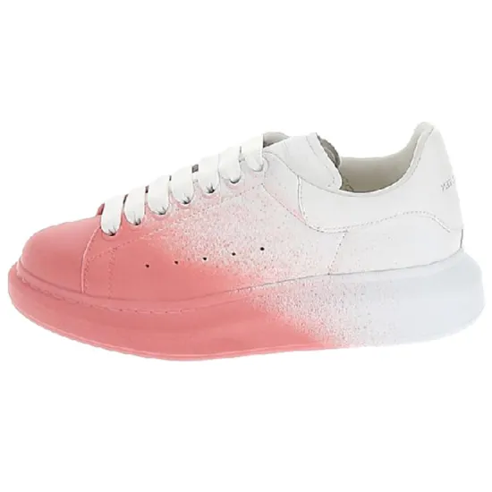 Alexander McQueen Oversized White Pink Velvet Spray Women's