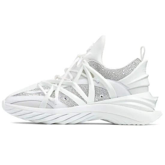 Jimmy Choo Cosmo Crystal Silver Women's
