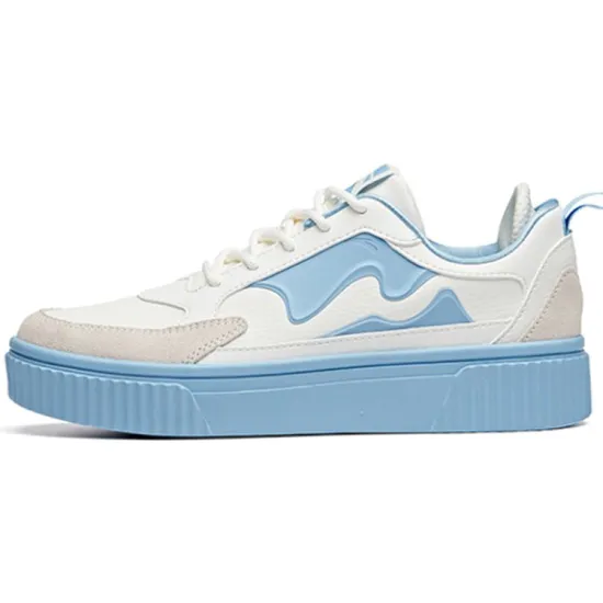 Anta Low-Top Skateboard Shoes Women's Hyper Hydrogen Blue