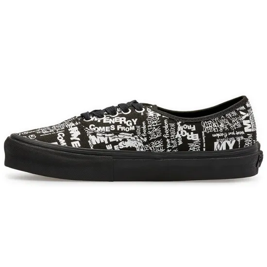 Vans Authentic Comme Des Garcons Black Message