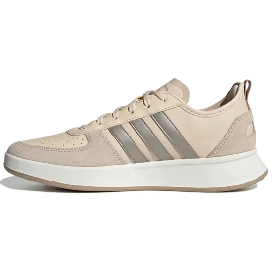 Adidas Court80s Tennis Shoes Women's Low-top Grey/Pink/Silver