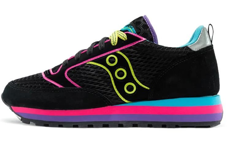 Saucony Jazz Triple Jazz Running Shoes Women's Low Top Black/Neon