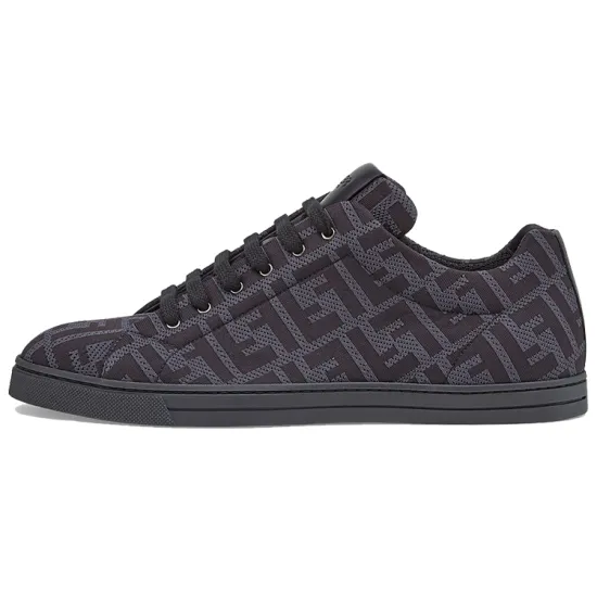 FENDI Tech Fabric Low Top Gray