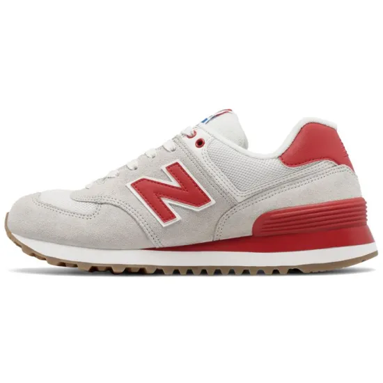 New Balance NB 574 Running Shoes Women's Low-top Gray/Red