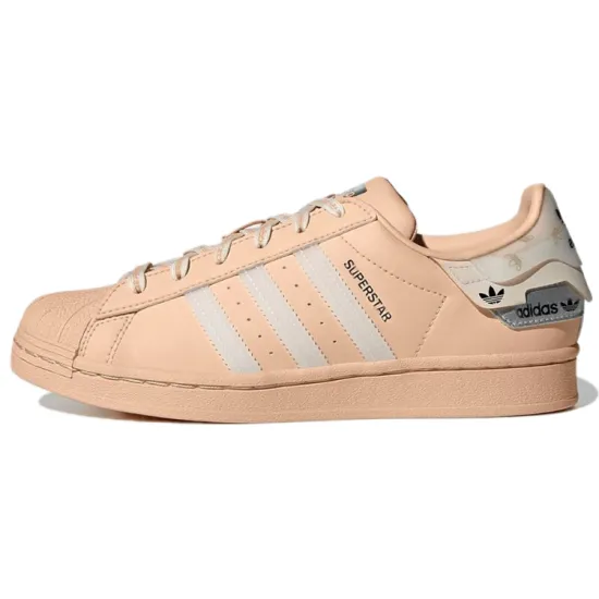 Adidas Originals Superstar Skateboard Shoes Unisex Low-top Pink
