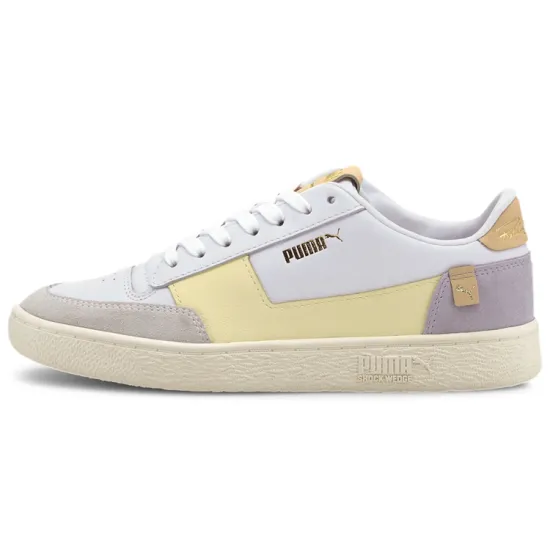Puma Ralph Sampson Skateboarding Shoes Unisex Low-top White/Yellow