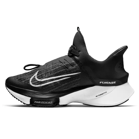 Nike Air Zoom Tempo Next% FlyEase Black White Black White
