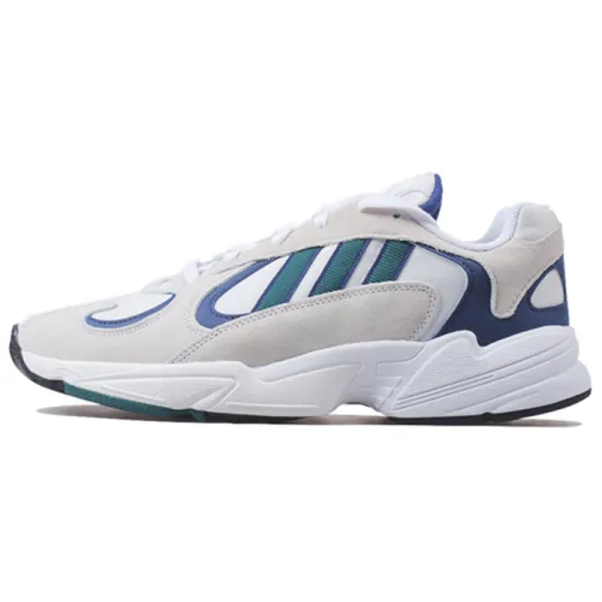 Adidas Yung-1 White Noble Green Dark Blue