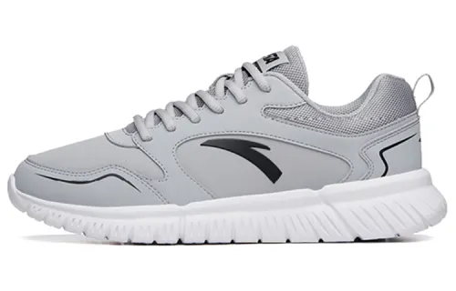 ANTA Running Shoes Men's Low Top Mist Gray