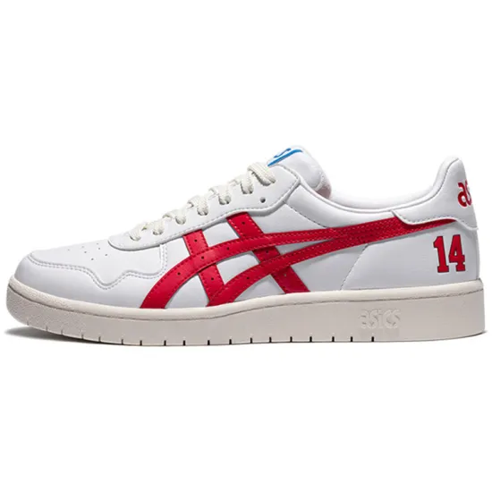 Asics JAPAN S Skateboarding Shoes Unisex Low-top White/Red
