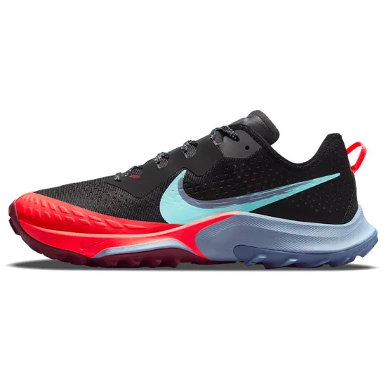 Nike Air Zoom Terra Kiger 7 Running Shoes Men Low-top Black/Red/Blue