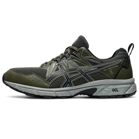 Asics Gel-Venture 8 Running Shoes Men Low-top Army Green/Black