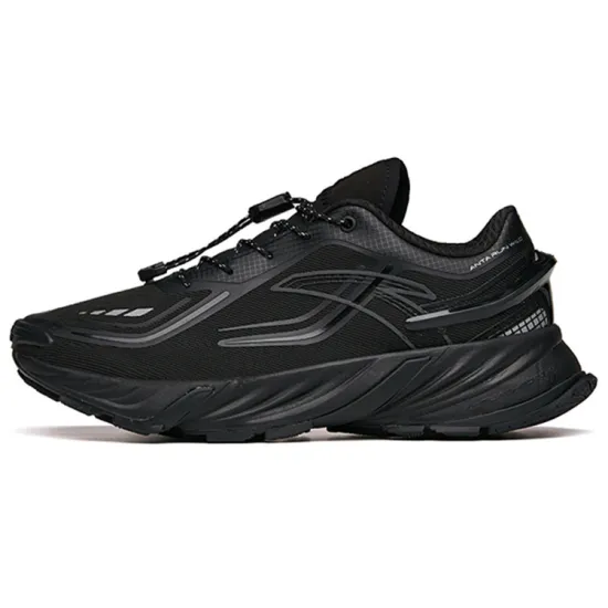 Anta Running Collection Cushioning Anti-Slip And Wear-Resistant Low-Top Running Shoes Women's Black