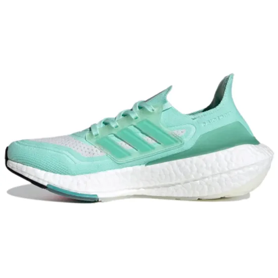 Adidas Ultra Boost 21 White Acid Mint Women's