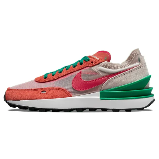 Nike Waffle One Burnt Sunrise Light Orewood Brown Malachite Mystic Hibiscus Women's