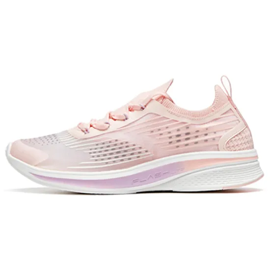ANTA Running Shoes Women's Low-Top Baby Pink/Ivory White