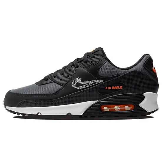 Nike Air Max 90 3D Swoosh Black Grey Orange