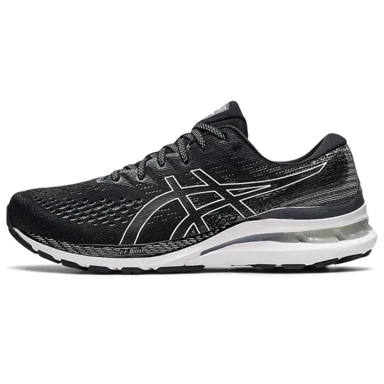 Asics Gel-Kayano 28 Black White Carbon Fiber