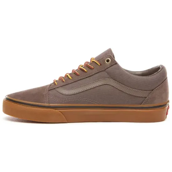 Vans Old Skool Skateboarding Shoes Unisex Low-top Gray
