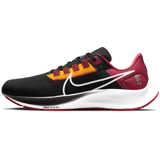 Nike Pegasus 38 Running Shoes Men Low-top Black/yellow/red
