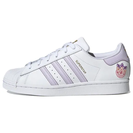 Adidas Superstar Trefoil White Purple Tint Women's