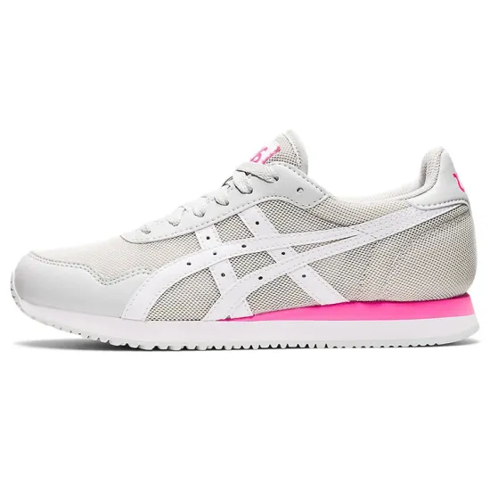 Asics Tiger Runner Running Shoes Women's Low-Top Gray White/Pink