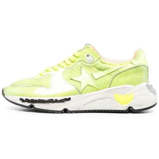 Golden Goose Running Sole Lifestyle Shoes Men Low-top Yellow