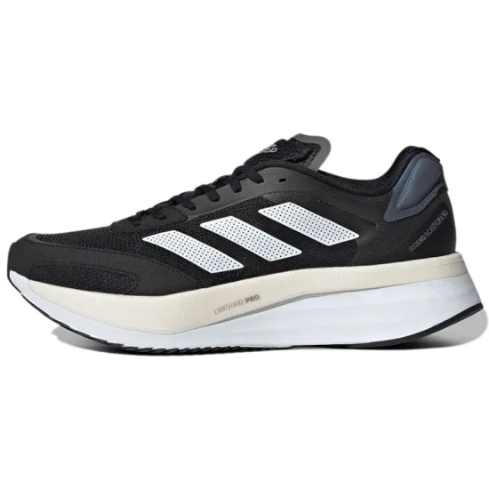 adidas Adizero Boston 10 Wide 'Black White'