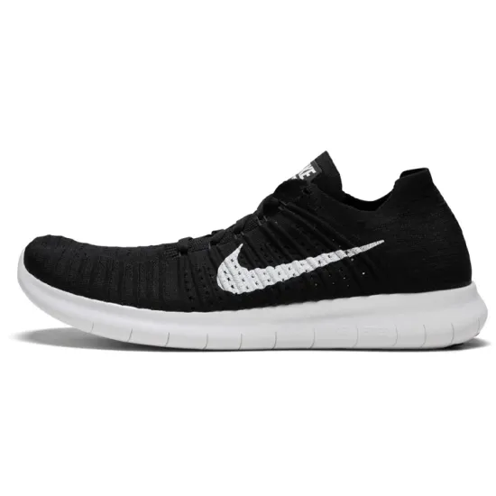 Nike Free Run Flyknit Black/White
