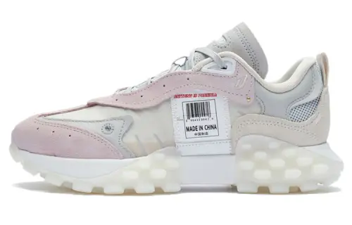 Li Ning Casual Shoes Women's Low Top Swan White/Primrose Pink