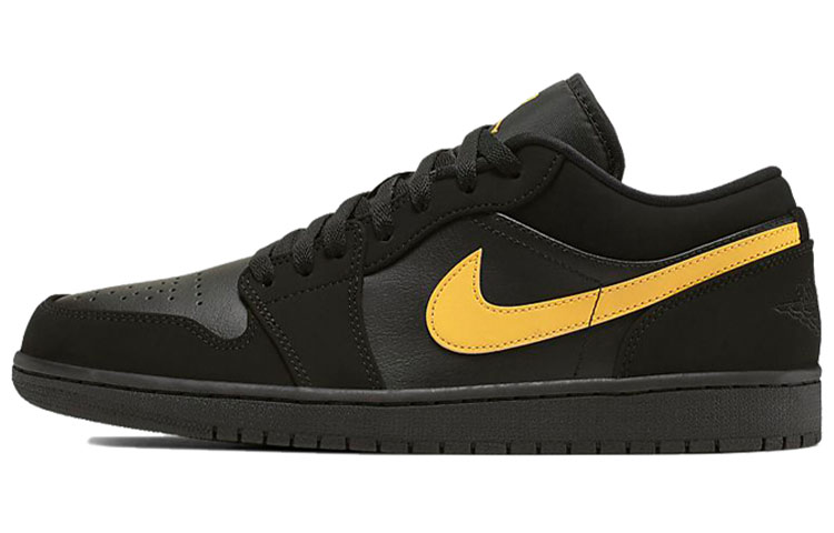 Air jordan 1 hotsell low yellow and black