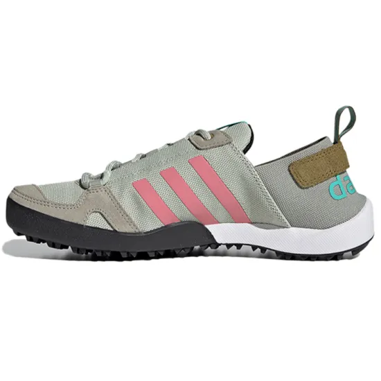 Adidas Terrex Daroga Running Shoes Unisex Low-top Heather Gray/Dusty Pink