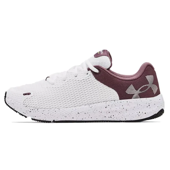 Under Armour Charged Pursuit 2 Big Logo Speckled 'White Ash Plum' Women's