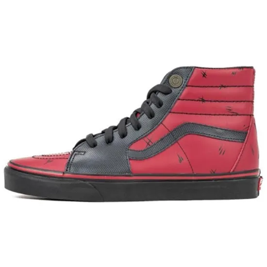 Vans SK8 Hi Marvel Deadpool Black Red