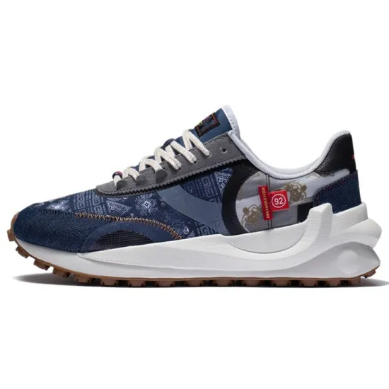 LINING Square Running Shoes Men Low-Top Deep Navy Blue/Shadow Gray/Black