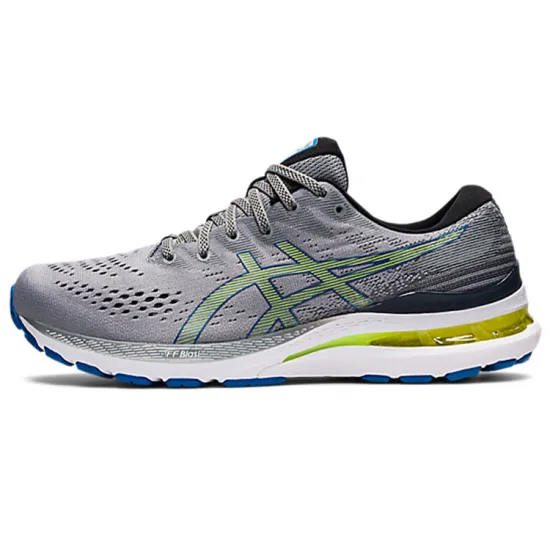 Asics Gel-Kayano 28 Sheet Rock Grey Hazard Green
