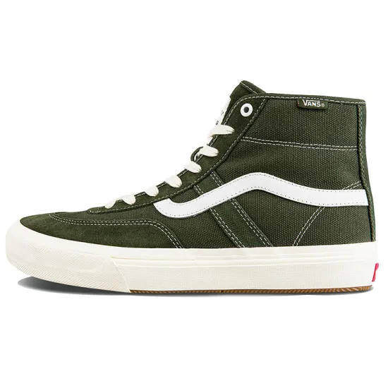 Vans Gilbert Crockett Pro Skateboarding Shoes Unisex High-top Army Green