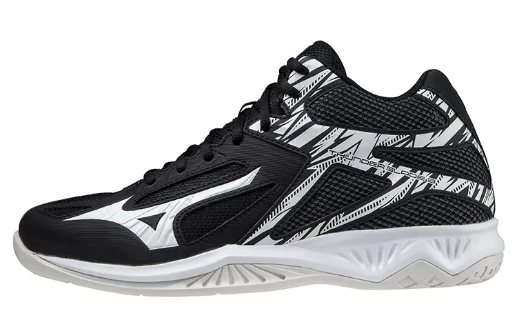 Mizuno Volleyball Shoes Unisex Mid Top Black/White