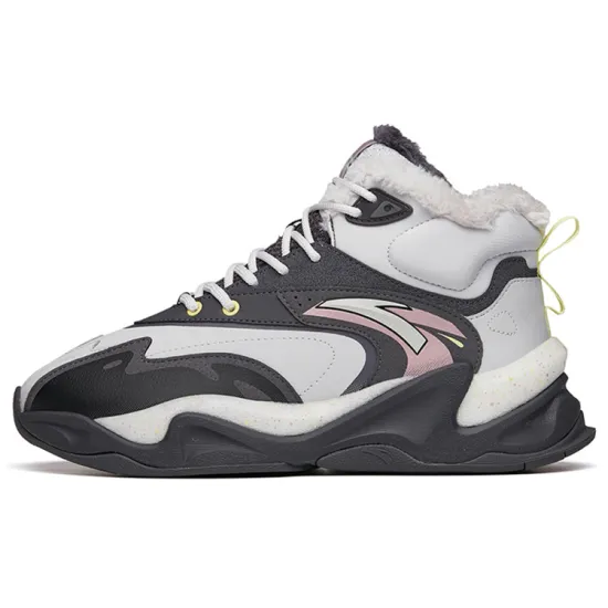 Anta Pulse High-Top Casual Shoes Men's Gray