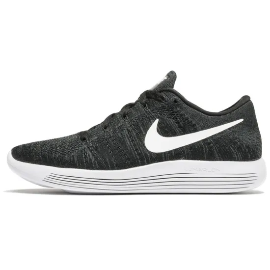 Nike LunarEpic Flyknit Running Shoes Men Low-top Black/white