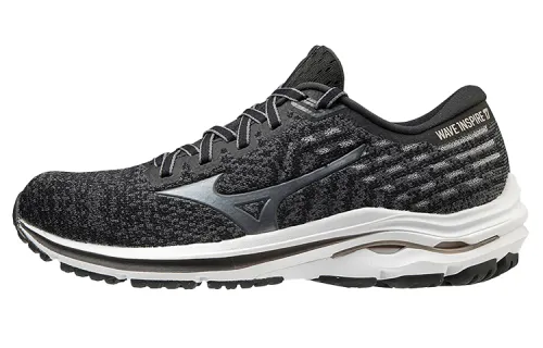Mizuno Wave Inspire 17 Running Shoes Women's Low Top Black/White