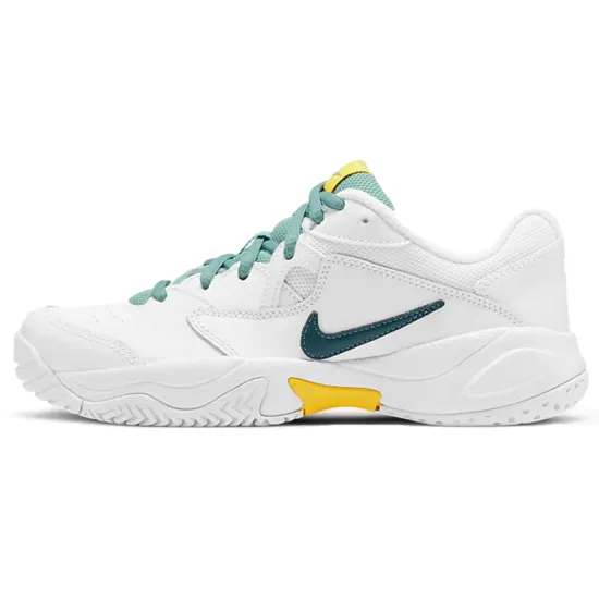 Nike Court Lite 2 Tennis Shoes Women's Low-top White/Green/Yellow