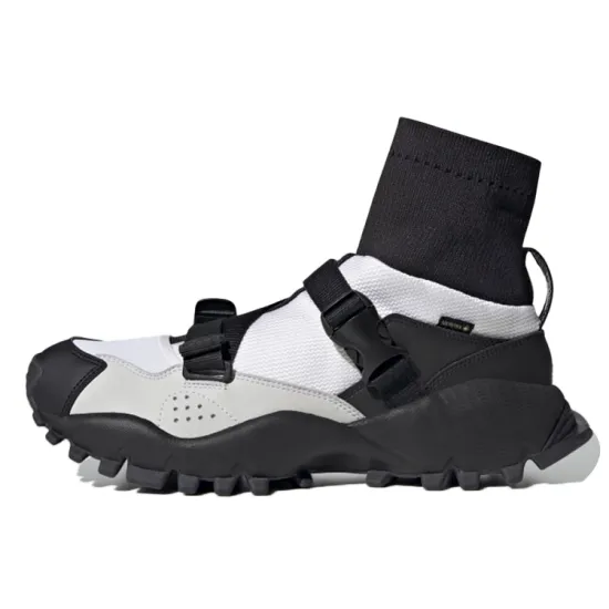 HYKE Adidas Originals Seeulater Gtx Hi Anti Slip Wear Resistant High Top Outdoor Shoes Unisex Black White