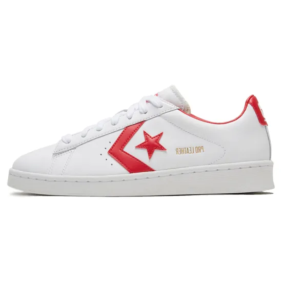Converse Pro Leather Ox White Red