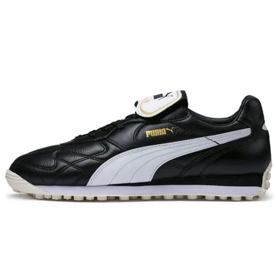 PUMA King Avanti Premium 'Black White Team Gold'
