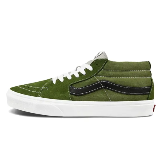Vans SK8 Skateboarding Shoes Unisex Mid-top Green