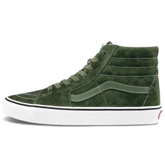 Vans SK8 Hi Pig Suede‑Olive